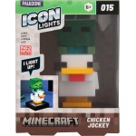 Paladone minecraft chicken jockey icon light – 12cm light?up mini figure – fun bedro PP16289MCF 5056577780154