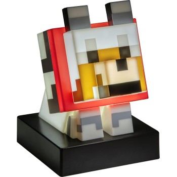 Paladone minecraft wolf icon light – 11cm light?up figure for bedroom, desk or gamin PP16019MCFID 5056577776324