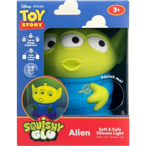 Paladone disney pixar toy story alien squishyglo rechargeable silicone night light,  PP15867TS 5056577774740