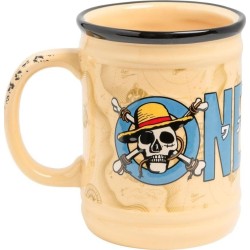 Paladone one piece official licensed netflix ceramic mug, pirate decor and gift, des PP14651OPNF 5056577756302