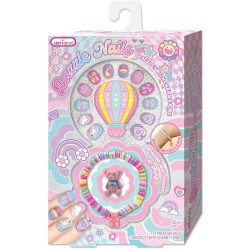 Hot Focus Nail Set With Jewels Air Ballon HF016RB 842817091747