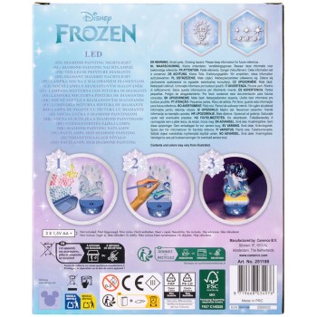 canenco Frozen Diamond Painting Nightlight FR251198 8719668034976