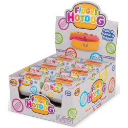 Real Fun Toys Fidget Hot Dog – Squeeze Hot Dog In A Box 31.SV22017 5021813220176