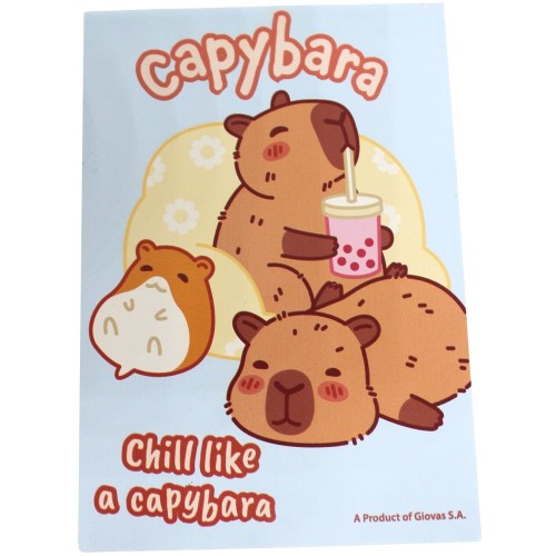 gim σετ σχολικο+μπλοκ capybara-happy 300-17755 5204549178458