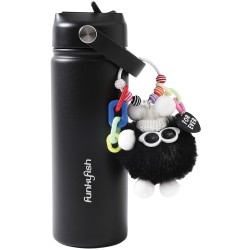 FunkyFish ff Bottle W/keychain 500ml Charms 300-30343 7297473838046