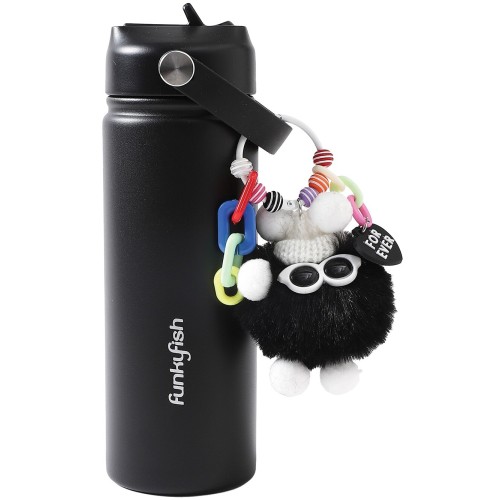 FunkyFish ff bottle w/keychain  500ml charms 300-30343 7297473838046