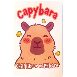 gim Notebook 17x25cm Capybara-happy Red-chill Ass. 300-17400 5204549178571