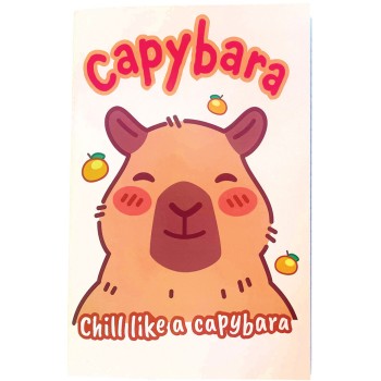 gim τετράδιο 17x25cm capybara-happy  red-chill ass. 300-17400 5204549178571