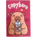 gim Notebook 17x25cm Capybara-happy Red-chill Ass. 300-17400 5204549178564
