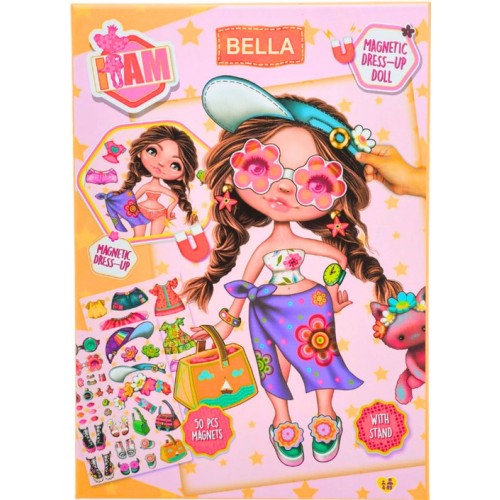canenco I Am Magnetic Dress Up Doll Model Summer Bella 24252 / 24252D 8719668027114