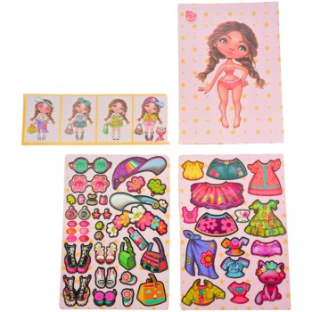 canenco I Am Magnetic Dress Up Doll Model Summer Bella 24252 / 24252D 8719668027114