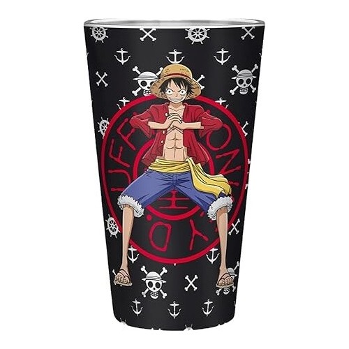 Abysse one piece - luffy large glass (400ml) (abyver167) ABYVER167 3665361056270