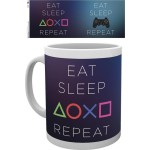 Abysse GB eye Playstation Eat Sleep Repeat Mug MG1064 5028486342020