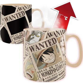 Abysse Abystyle One Piece Wanted Heat Change Mug ABYMUGA444 3665361139751