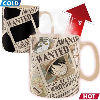Abysse Abystyle One Piece Wanted Heat Change Mug ABYMUGA444 3665361139751