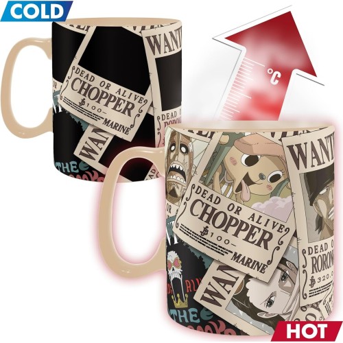 Abysse Abystyle One Piece Wanted Heat Change Mug ABYMUGA444 3665361139751