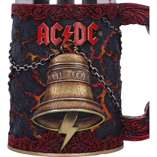 Nemesis Now Acdc Hells Bells Tankard 15.7cm, Resin, Official Acdc Merchandi B6617B24 801269153106