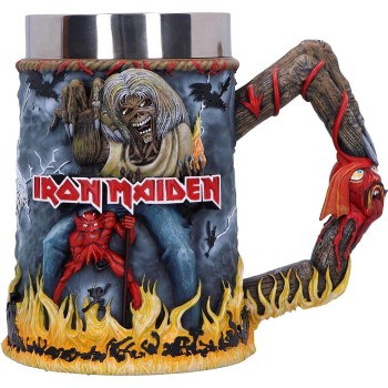 Nemesis Now Iron Maiden The Number of The Beast Tankard, Resin, Official Ir B6831C24 801269155193