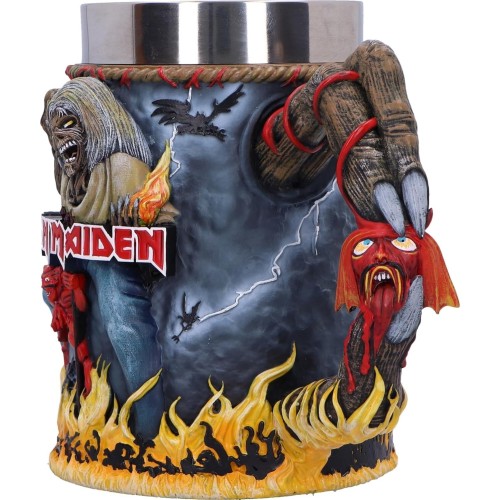 Nemesis Now Iron Maiden The Number of The Beast Tankard, Resin, Official Ir B6831C24 801269155193