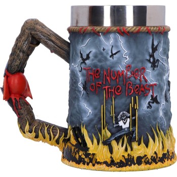Nemesis Now Iron Maiden The Number of The Beast Tankard, Resin, Official Ir B6831C24 801269155193