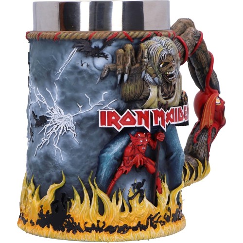 Nemesis Now Iron Maiden The Number of The Beast Tankard, Resin, Official Ir B6831C24 801269155193