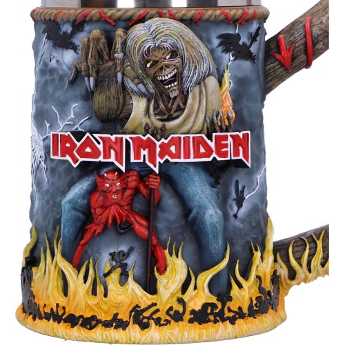 Nemesis Now Iron Maiden The Number of The Beast Tankard, Resin, Official Ir B6831C24 801269155193