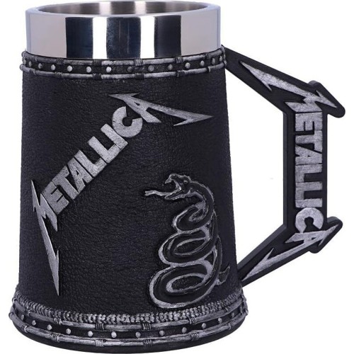 Nemesis now: metallica - the black album tankard (16cm) B5220R0 801269139278