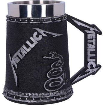 Nemesis now: metallica - the black album tankard (16cm) B5220R0 801269139278