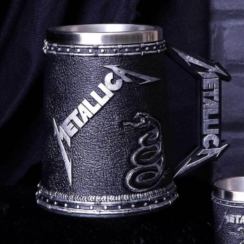 Nemesis now: metallica - the black album tankard (16cm) B5220R0 801269139278