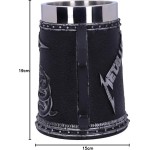 Nemesis now: metallica - the black album tankard (16cm) B5220R0 801269139278