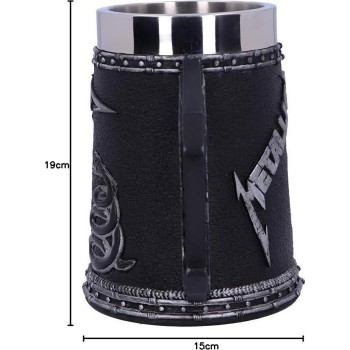 nemesis now  officially licensed metallica black album tankard, 14.5cm B5220R0 801269139278