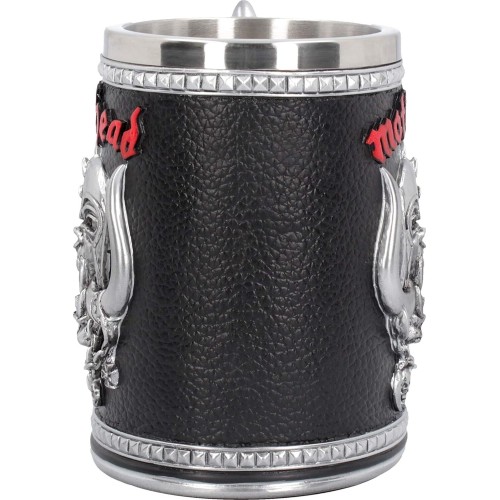 nemesis now  motorhead tankard mug 14cm black, resin w/stainless steel inse B4121M8 801269127824