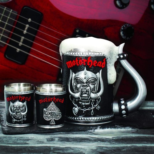 nemesis now  motorhead tankard mug 14cm black, resin w/stainless steel inse B4121M8 801269127824