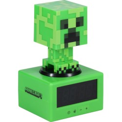 Paladone Minecraft Creeper Icon Alarm Clock - Glow Mode - Battery Operated  PP11369MCFV3 5056577711165