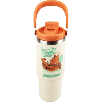 Paladone One Piece 900ml Insulated Tumbler With Handle and Straw, Slim Car  PP16220OPNF 5056577779332