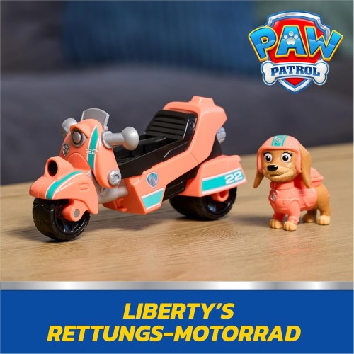 Spin Master Paw Patrol, Liberty Rescue Motorcycle, Toy Bike With Collectible Action Fig 6074761 681147095335