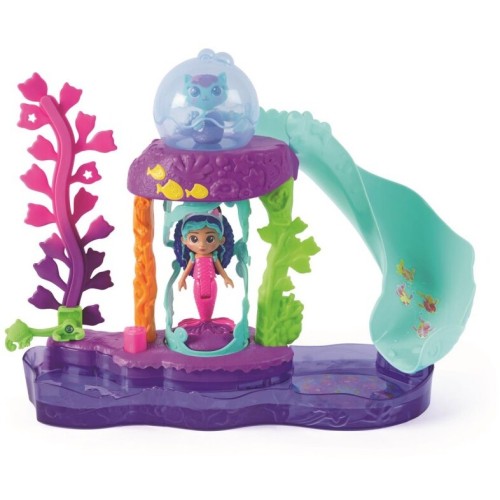 Spin Master Gabby's Dollhouse: The Movie - 'Mercat's' Colorful Kitty Aquarium Playset 6074401 681147090064