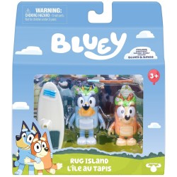 Giochi Preziosi Bluey - 2 Figures and Accessories Rug Island BLYB4000 630996191965