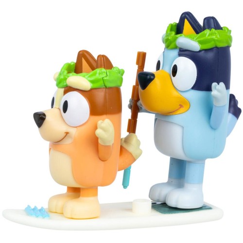 Giochi Preziosi Bluey - 2 φιγούρες and Αξεσουάρ Rug Island BLYB4000 630996191965