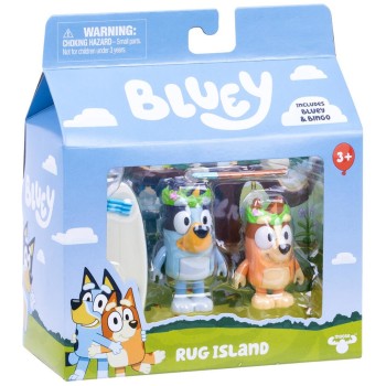 Giochi Preziosi Bluey - 2 Figures and Accessories Rug Island BLYB4000 630996191965