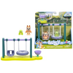 Giochi Preziosi Bluey Μίνι Σετ Παιχνιδιού Με 1 Φιγούρα Και Αξεσουάρ - Turtleboy Playground Playset BLYB7000 630996179789