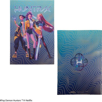 cinereplicas: k-pop demon hunters - huntr/x softcover notebook CR5165 4895205624801