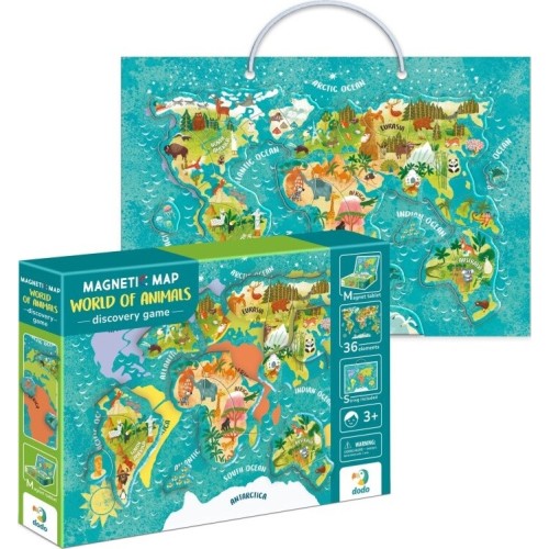 Just toys Creative Games and Activities - Creative Magnetic Games | Magnetic World of Animals 200267 4823115908681