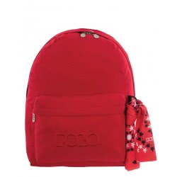 POLO Original Backpack With Scarf, Red 901135-03-00 5201927071592