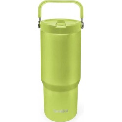 quokka core cup apple green 860ml - ergonomic handle - integrated spout - d 40348 8412497403486