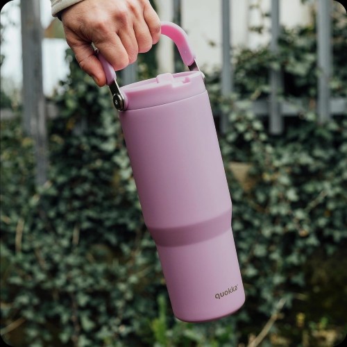 Quokka Core Cup Blossom Pink 860ml - Ergonomic Handle - Integrated Spout -  40345 8412497403455