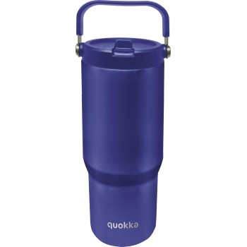 Quokka θερμός tumbler με καλαμάκι και λαβή core dusk blue 860m 40341 8412497403417