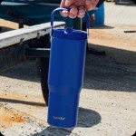 Quokka Core Cup Dusk Blue 860ml - Ergonomic Handle - Integrated Spout - Dou 40341 8412497403417