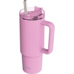 Quokka θερμός με καλαμάκι και λαβή stream blossom pink 950ml 40325 8412497403257