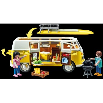 Playmobil Vw T1 Camping Bus Yellow 71520 4008789715203